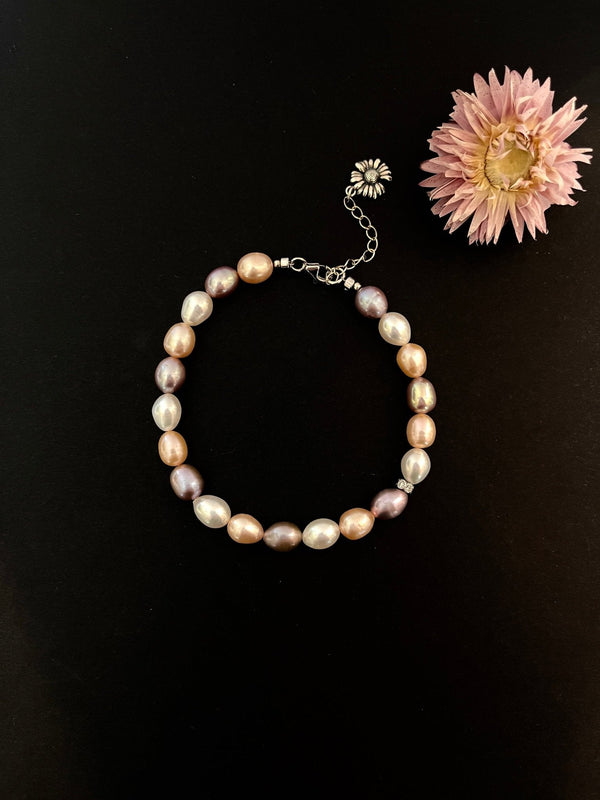 Baroque Inspired Natural Freshwater Pearl Bracelet