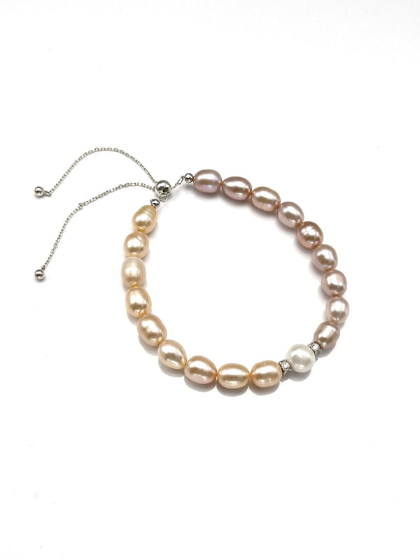 Baroque Pastel Pearl Harmony Bracelet