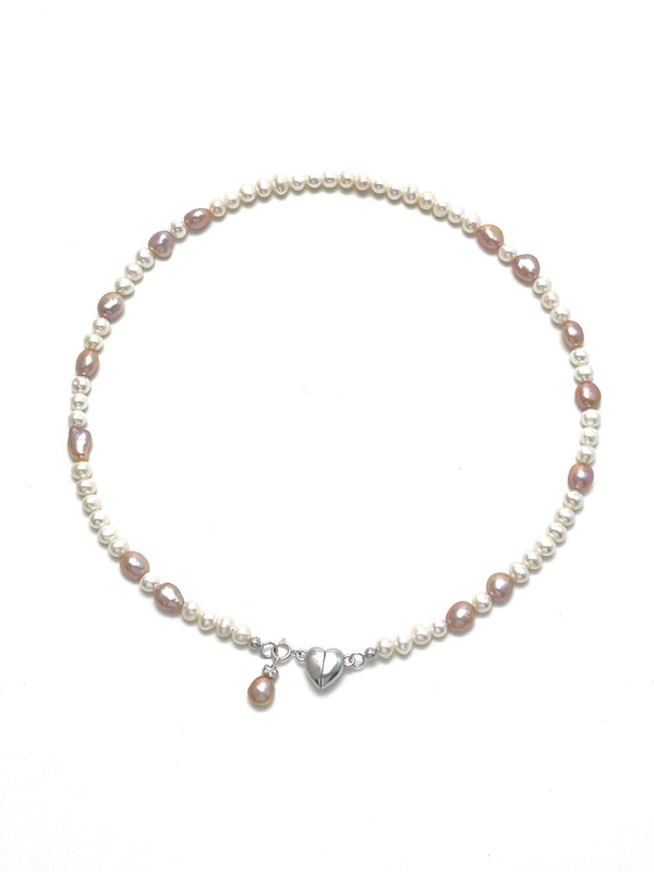 Baroque Pearl Necklace Magnetic Clasp
