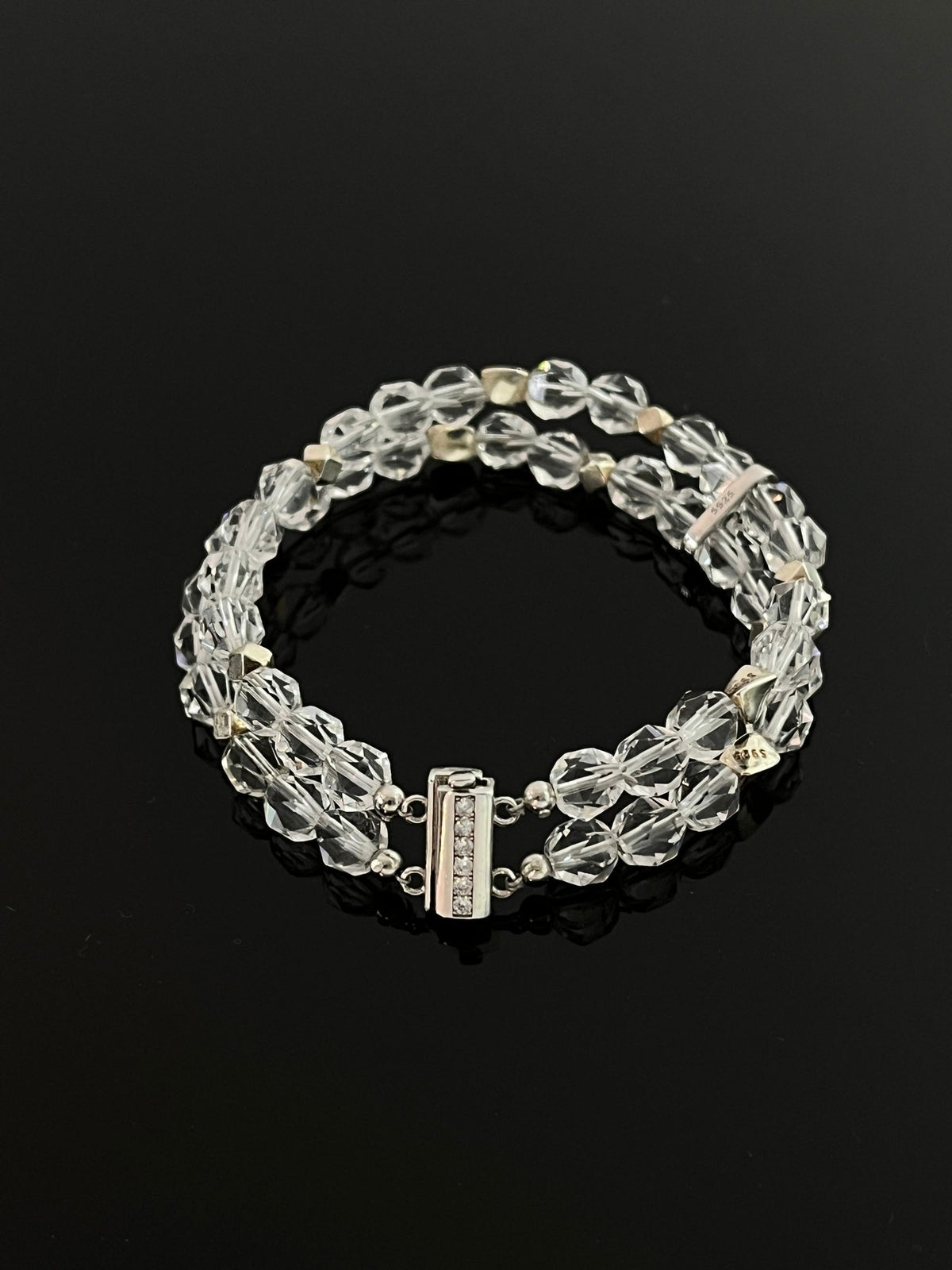 Diamond Cutting Crystal Bracelet - Carameo Jewels