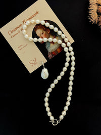 Freshwater Baroque Style Necklace - Carameo Jewels