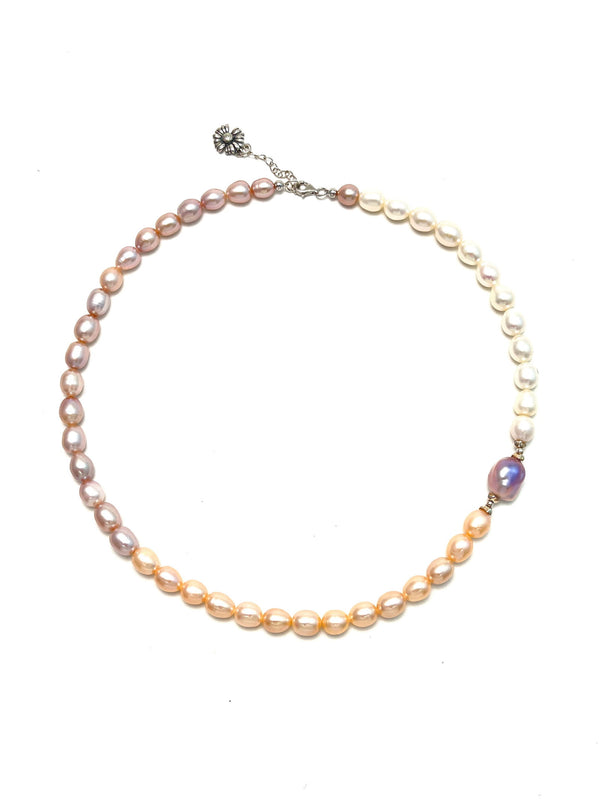 Natural Freshwater Baroque Pearl Necklace - Carameo Jewels