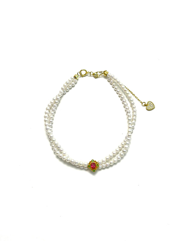 Premium Freshwater Pearl Bracelet 18K Gold - Carameo Jewels