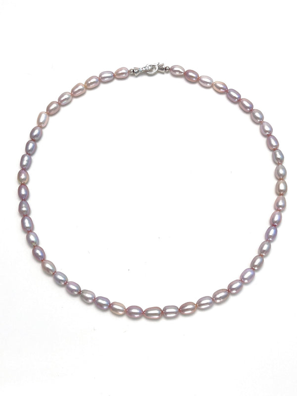 Twist Double Strand Freshwater Pearl Necklace - Carameo Jewels