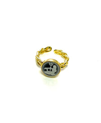 Zodiac Cameo Ring AQUARIUS - Carameo Jewels