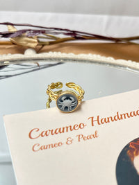 Zodiac Cameo Ring CANCER - Carameo Jewels