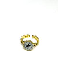 Zodiac Cameo Ring PISCES - Carameo Jewels